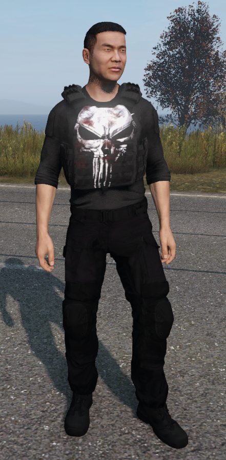 The Punisher retexture, view 1