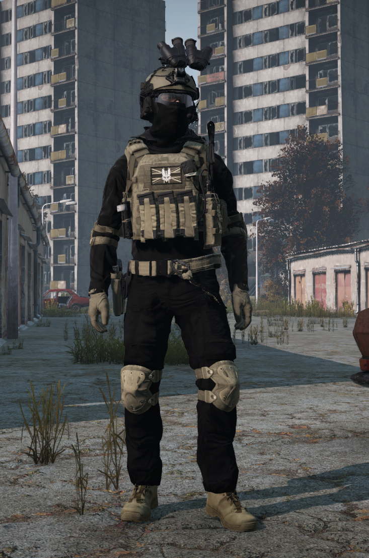SAS Tan & Black retexture, view 1