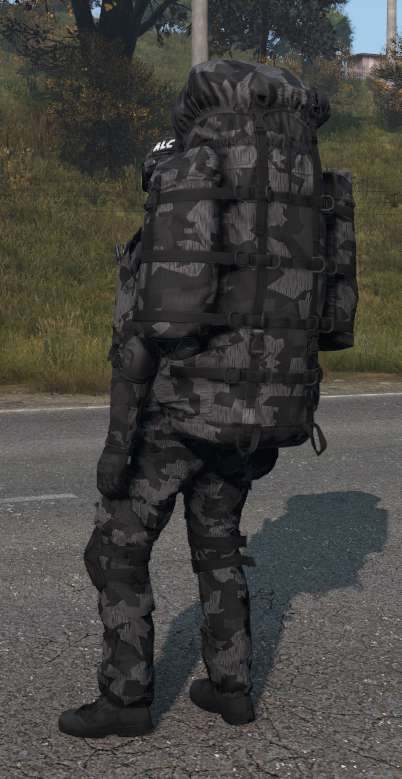 Stealth Black Splintertarn retexture, view 2