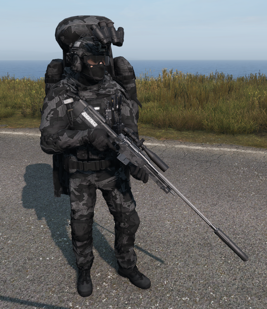 Stealth Black Splintertarn retexture, view 4