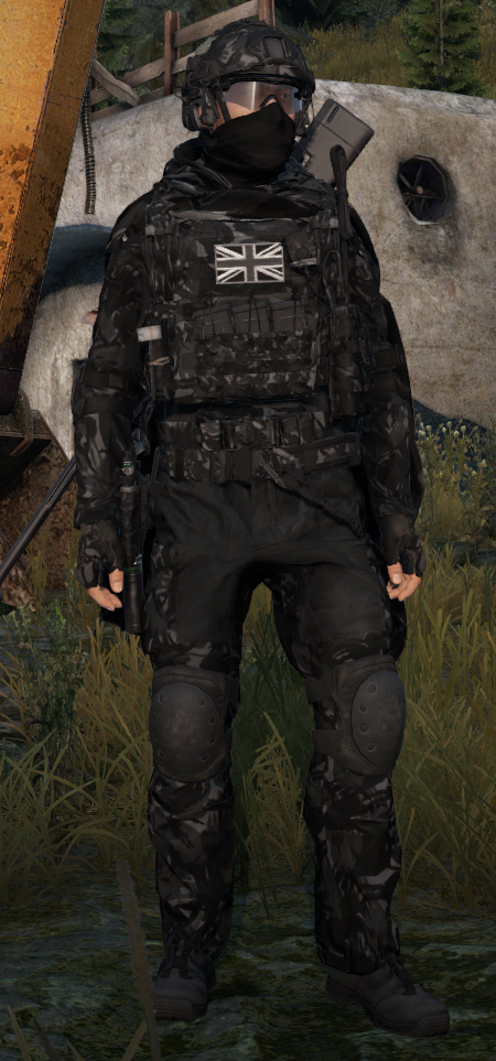 Woodland Black retexture, view 1